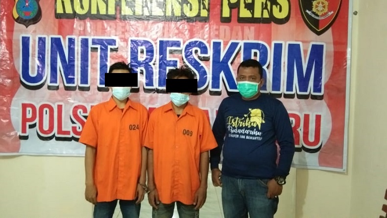 Baru Beli Sabu, 2 Pemuda asal Deliserdang Ditangkap di Medan Denai