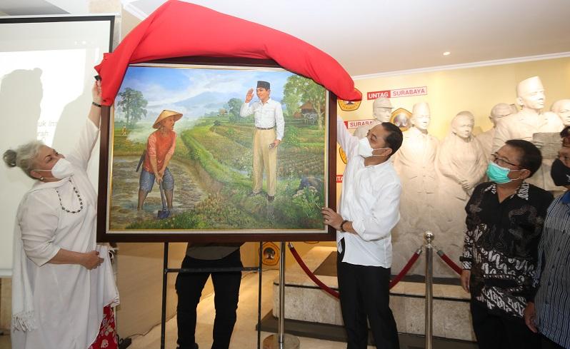 Lukisan Pertemuan Bung Karno dengan Marhaen, Eri: Pemikiran Beliau Harus Dibumikan 