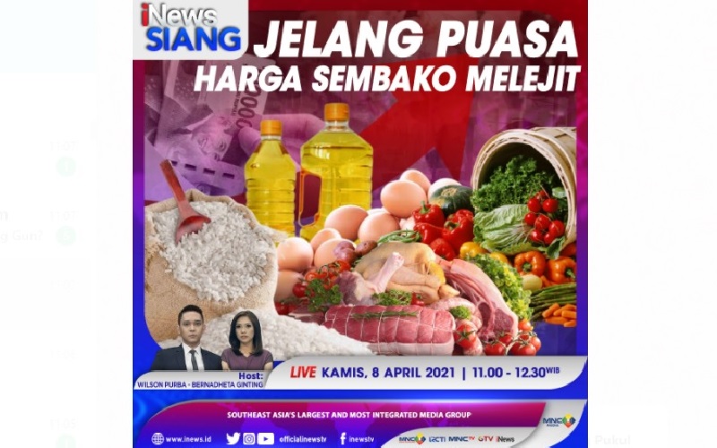 Awal Ramadan, KPPU Sebut Harga Bahan Pokok Naik