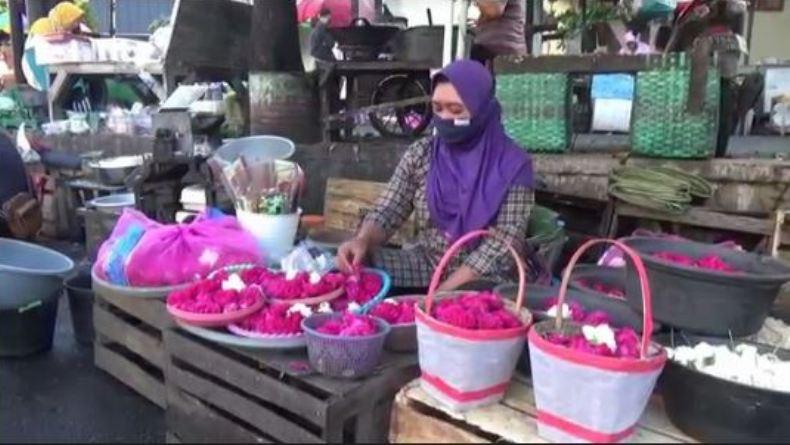 Menjelang Ramadan, Permintaan Bunga Tabur di Boyolali Meningkat 