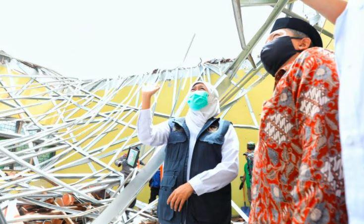Usai Gempa M 6,1, Gubernur Khofifah Minta Warga Jatim Waspada Banjir Bandang dan Longsor