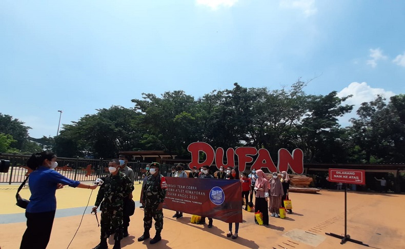 Setahun Berjuang, Tenaga Kesehatan di Wisma Atlet Refreshing ke Dufan