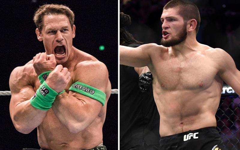 Jika Khabib Nurmagomedov ke WWE, Wajah John Cena Pasti Babak Belur