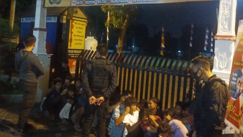 Tawuran di Medan Barat, 23 Remaja Diamankan Polda Sumut