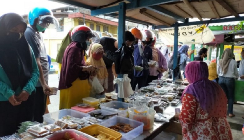 Berada di Perbatasan RI-Malaysia, Begini Ngabuburit Warga Nunukan Berburu Takjil 