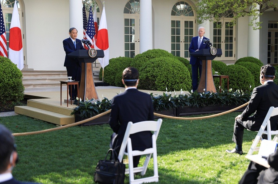 Pertemuan PM Suga dan Joe Biden di Gedung Putih Bikin China Meradang
