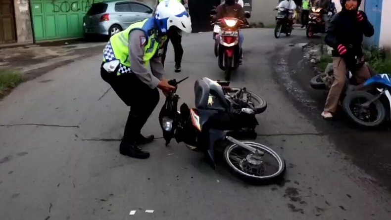 Polisi Bubarkan Aksi Balapan Liar usai Sahur di Kawasan Margaasih Cimahi