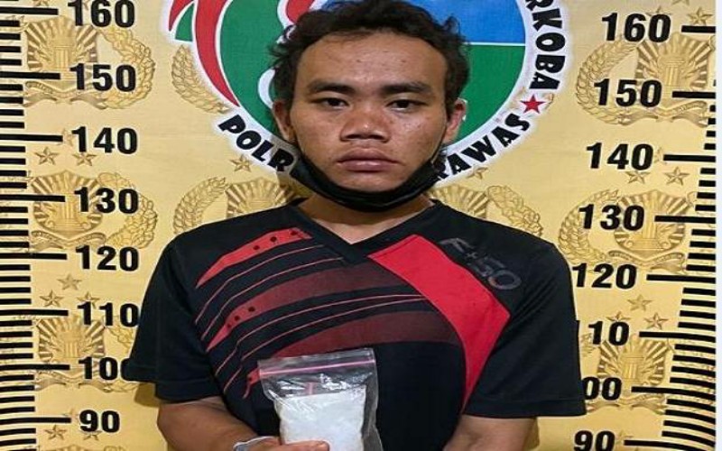 Nongkrong di Rumah Makan, Pria Muratara Ditangkap karena Kantongi Sabu