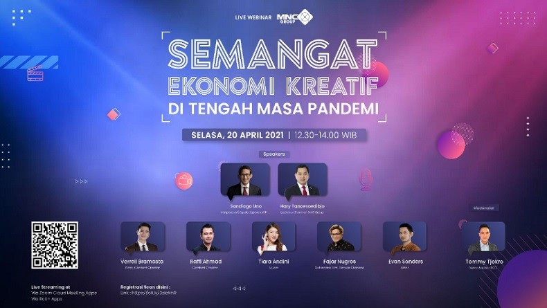 HARI INI! Mau Belajar  Ekonomi Kreatif dari Hary Tanoesoedibjo & Sandiaga Uno? Daftar di Sini!