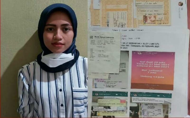 Bidan Cantik Bandar Arisan Bodong Serahkan Diri