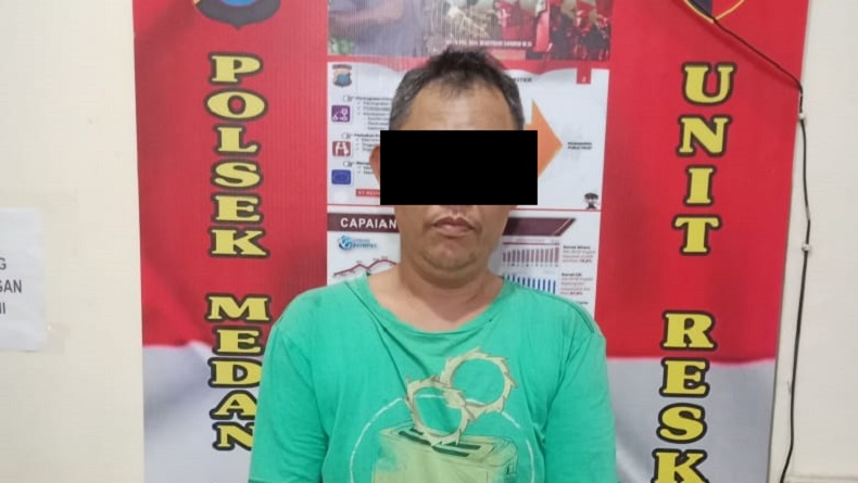 Bacok Abang Kandung, Pria di Medan Ditangkap Polisi