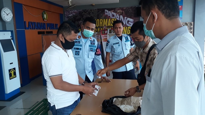 Petugas Rutan Anak Air Padang Temukan Sabu Dalam Bungkus Nasi