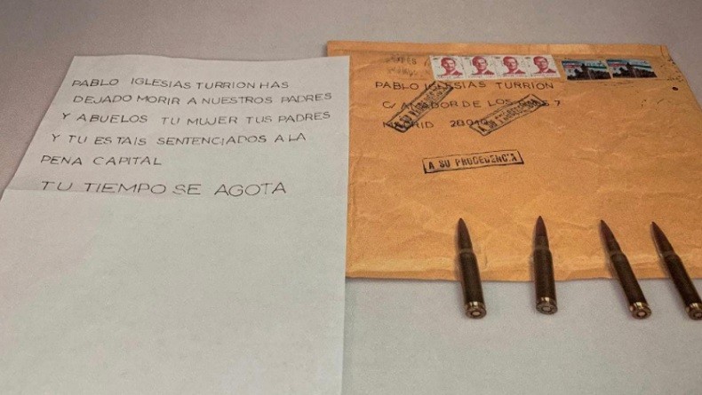Ngeri, Menteri dan Pejabat Spanyol Dapat Surat Ancaman Mati Lengkap dengan Peluru