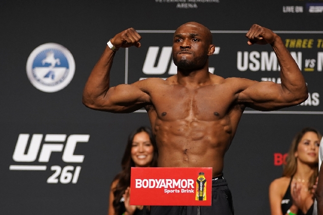 Menang TKO Lawan Masvidal, Kamaru Usman Lampaui Rekor Khabib Nurmagomedov