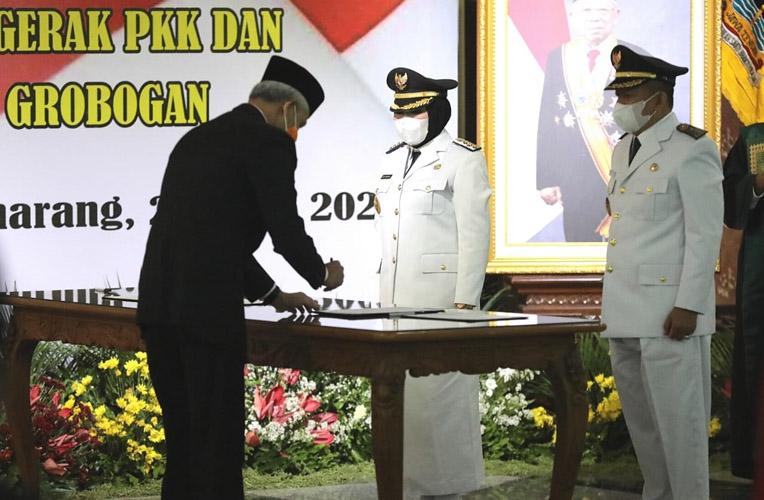 Kembali Pimpin Grobogan, Sri Sumarni Siap Tancap Gas Perbaiki Jalan Rusak