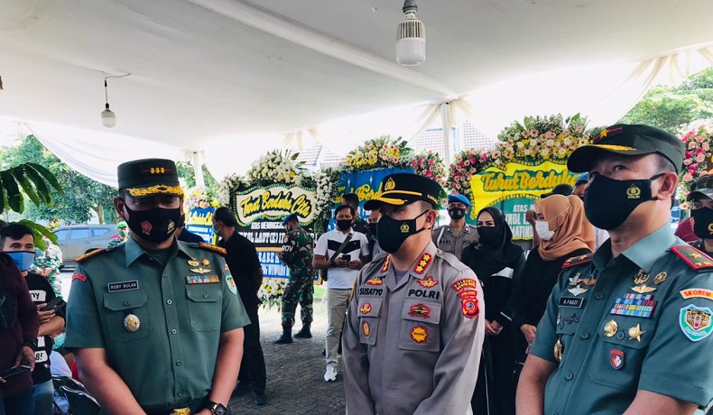 Danrem 061 Suryakencana Melayat ke Kediaman Letkol Irfan Awak KRI Nanggala