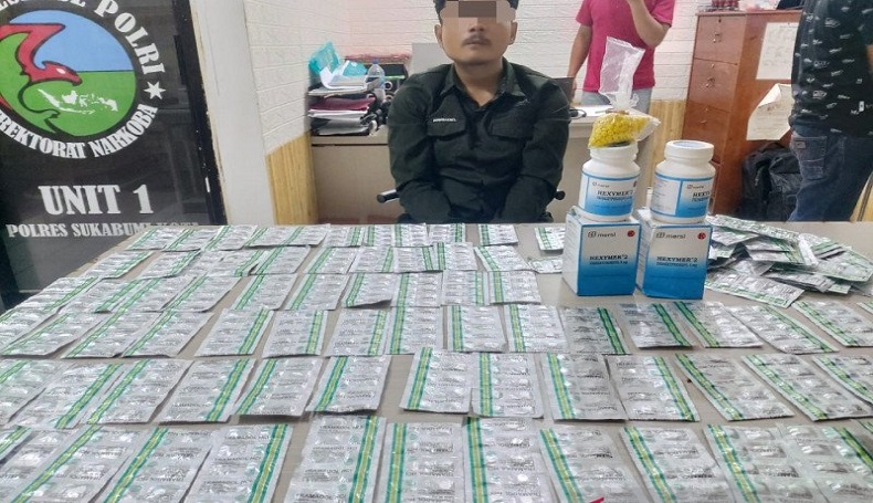 Polisi Bongkar Sindikat Obat Keras Ilegal di Sukabumi, Bandar dan Kurir Ditangkap