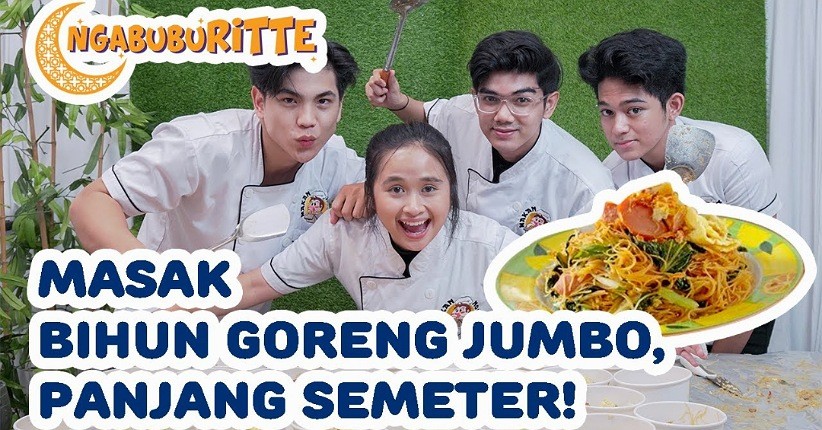 Gritte Agatha Masak Bihun Goreng Semeter untuk Berbagi Makanan saat Buka Puasa