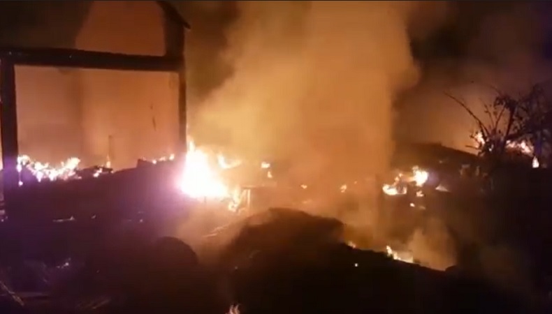 Pasar Sanggala Tana Toraja Terbakar, 10 Rumah Ludes Dilalap Api