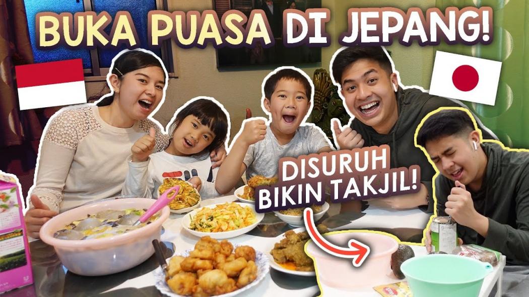 Suasana Kekeluargaan Buka Puasa Mahasiswa Indonesia di Jepang Jerome Polin 