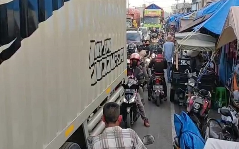 Ini 5 Pasar Tradisional di Jalur Pantura Indramayu Penyebab Macet Arus Mudik
