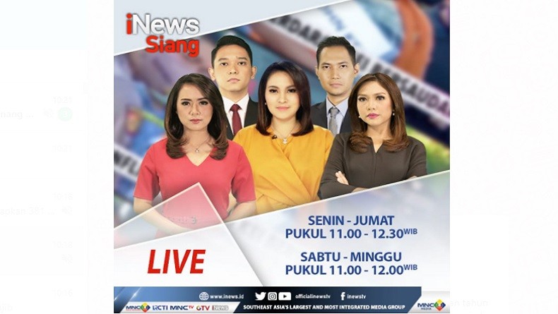 Rem Blong, Bus Rombongan Pengantin Masuk Jurang: Simak di iNews Siang Kamis Pukul 11.00 WIB
