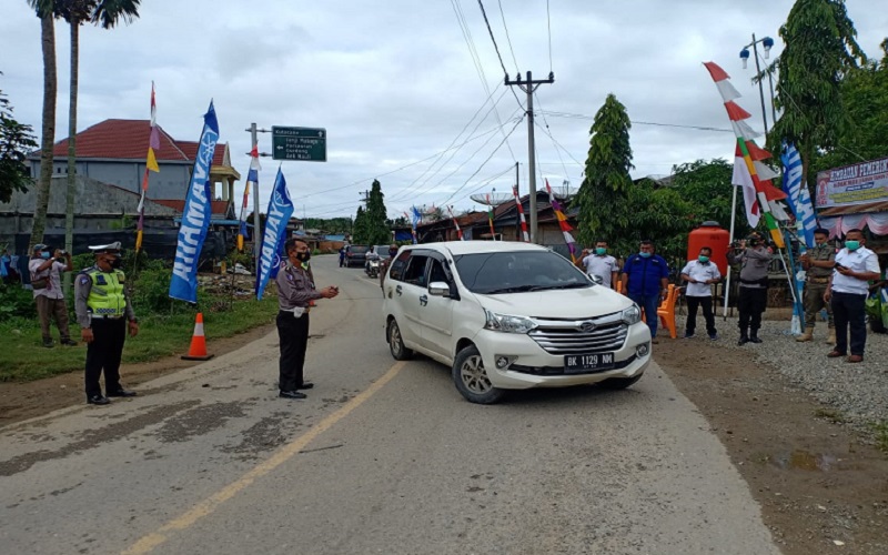 Hari Pertama Operasi Ketupat Toba 2021, Polda Sumut Putar Balik Ratusan Kendaraan