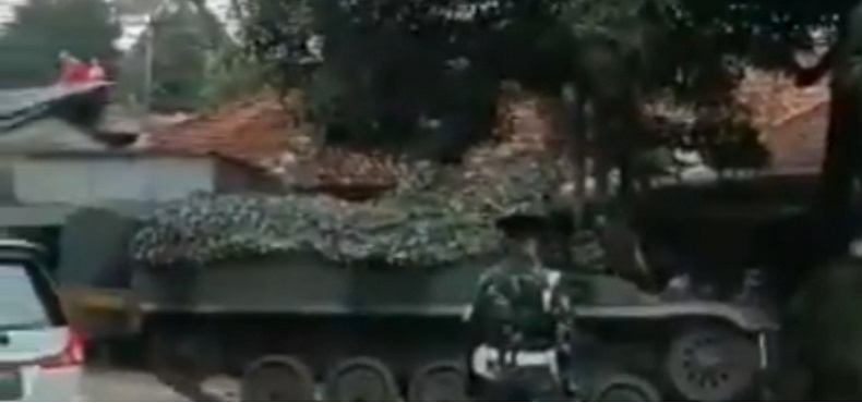 Sebarkan Hoaks Tank TNI Sekat Pemudik, Warga Bantargebang Ditangkap