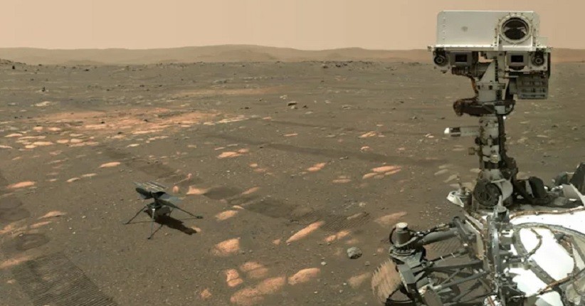 Perseverance Rekam Suara Helikopter Ingenuity Terbang di Mars