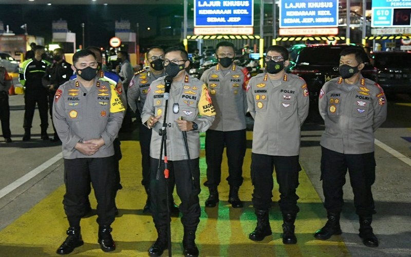 3 Hari Posko Penyekatan Dilarang Mudik, 70.000 Kendaraan Diputar Balik 