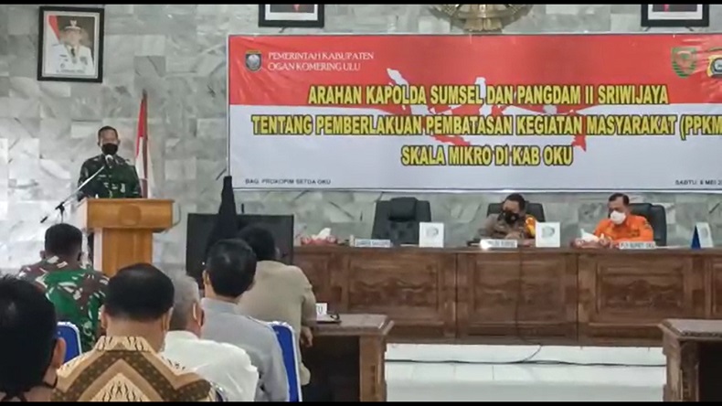 Kapolda Sumsel dan Danrem Ajak Masyarakat OKU dan OKU Timur Bersinergi Atasi Covid-19 