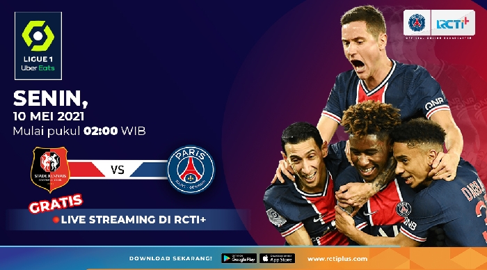 Live Streaming RCTI+ Rennes Vs PSG: Les Parisiens Tak Boleh Lengah