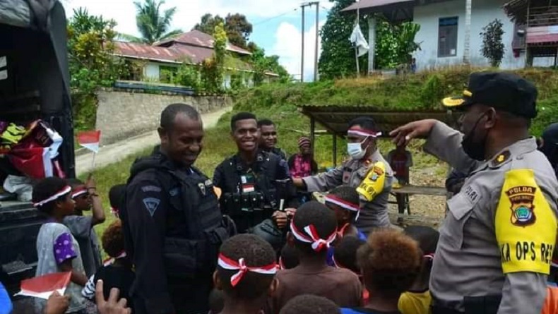 Pulang bagi Sembako, Rombongan Kapolres Maybrat Polda Papua Barat Ditembaki OTK