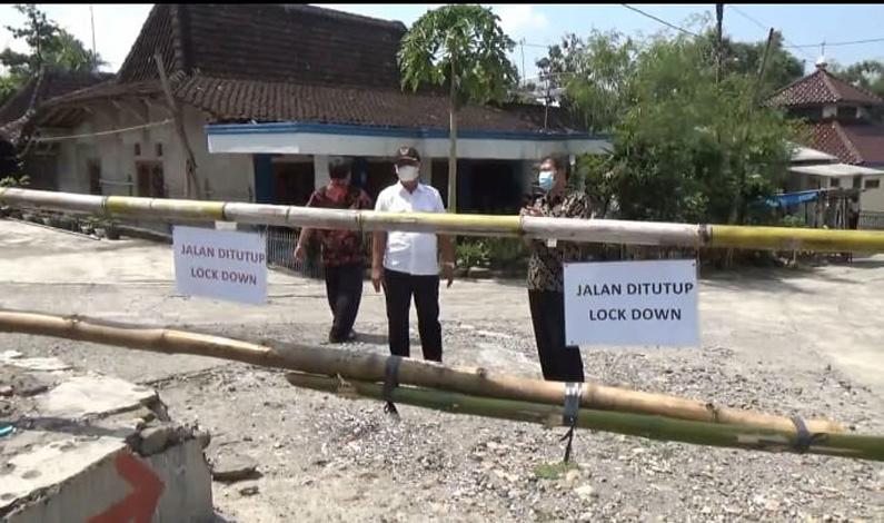 Puluhan Warga Positif Covid-19, 2  RT di Desa Garangan Boyolali di Lockdown