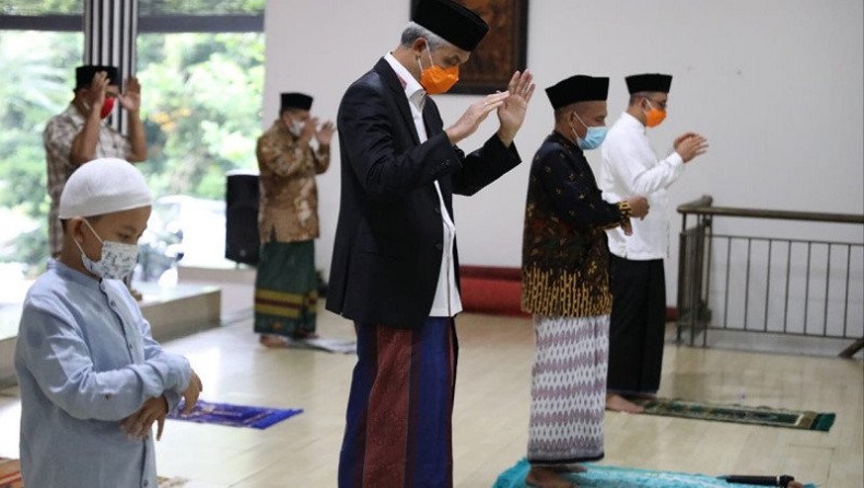 Ganjar Maknai Idul Fitri dan Kenaikan Isa Almasih Dirayakan Bersamaan sebagai Berkah bagi Indonesia