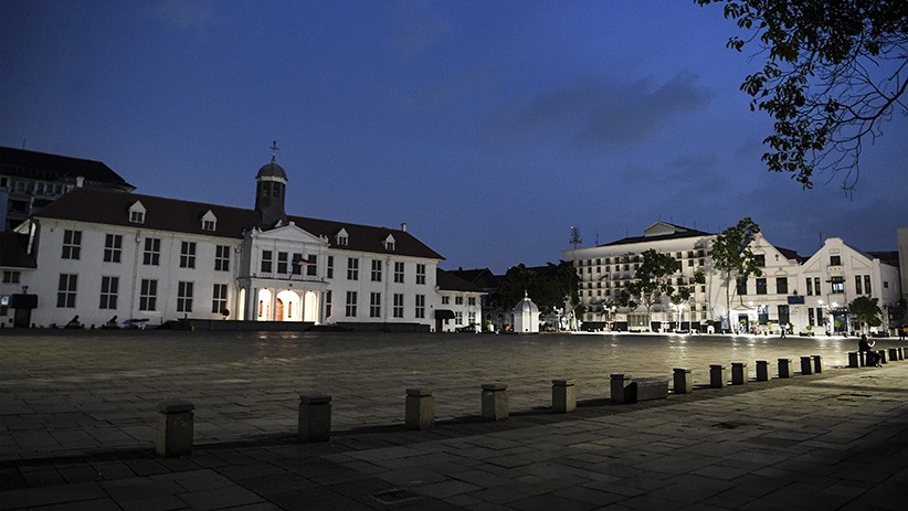 Malam Tahun Baru Kawasan Kota Tua Ditutup 