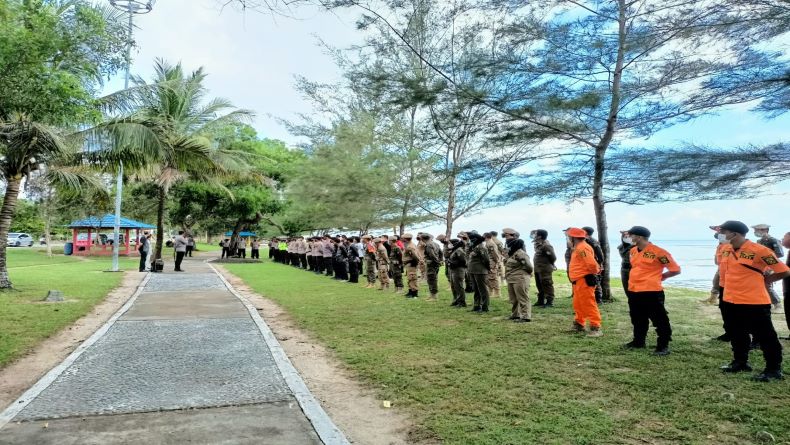 Cegah Covid-19, Tempat Wisata di Bangka Tengah Ditutup dan Dipasang Police Line