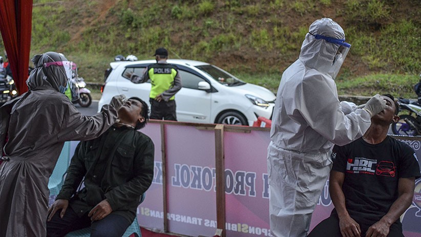57 Pengendara di Rest Area Mesuji Dites Antigen, 1 Orang Reaktif Covid