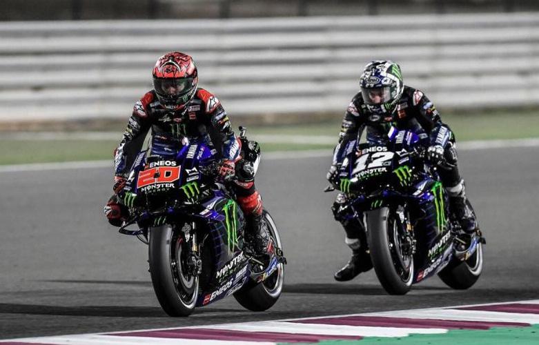 Quartararo Menggila di Trek Basah Le Mans, Vinales: Nyali Dia Besar