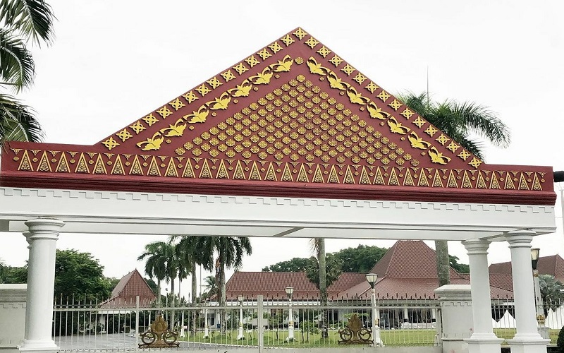 Bangunan Kantor di Sumsel Wajib Dihiasi Ornamen Khas Daerah Seperti Tanjak 