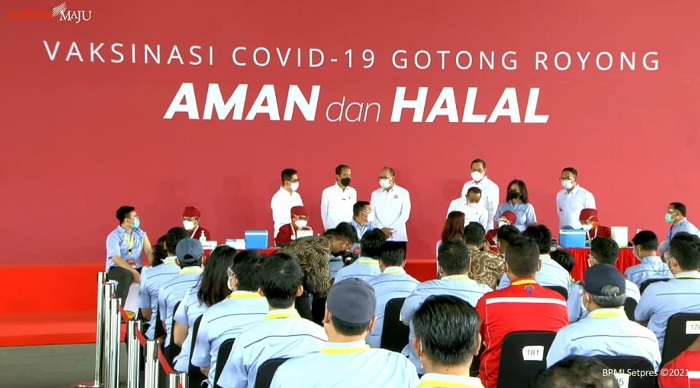 Satgas PC-PEN: Perusahaan Dilarang Potong Gaji Karyawan untuk Vaksinasi Gotong Royong