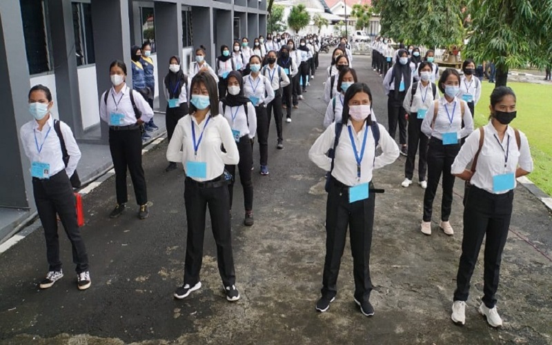 Sebanyak 498 Perempuan Sumsel Ikuti Seleksi Penerimaan Bintara Polri 