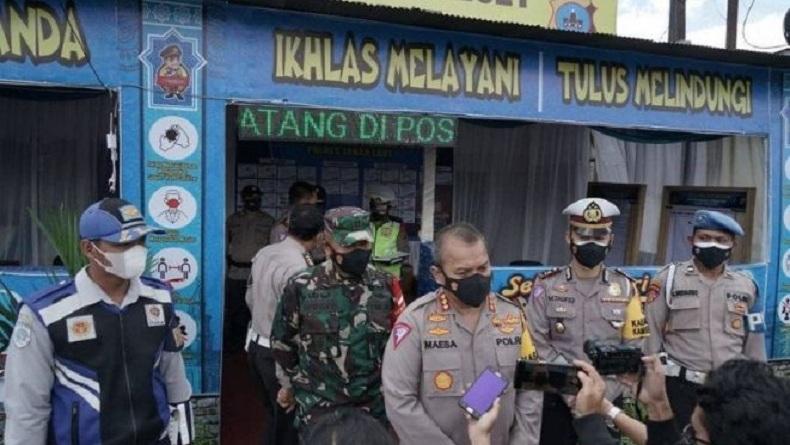 Polda Kalsel Putar Balik 4.236 Kendaraan selama Arus Balik Lebaran