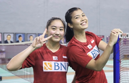 Taklukkan Unggulan Pertama, Ganda Putri Indonesia Yulfira/Febby Juara Spain Masters 2021