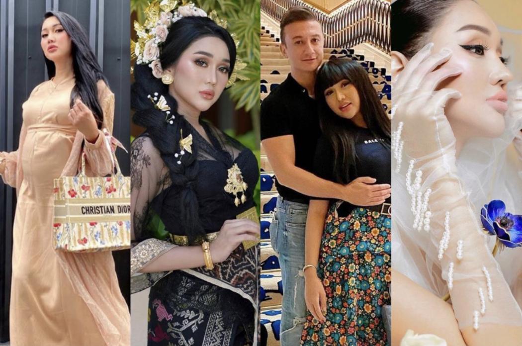 4 Gaya Lucinta Luna, Ngaku Hamil Bayi Kembar dan Sudah Beri Nama Calon Anak