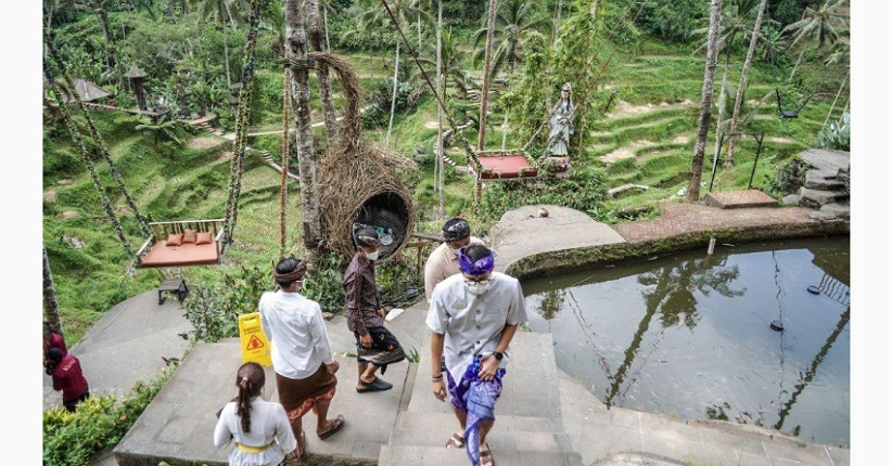 Sandiaga Uno Apresiasi Penerapan CHSE di Alas Harum Ubud