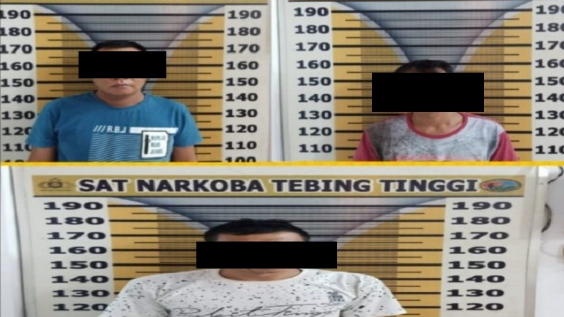 3 Sindikat Pengedar Sabu di Tebingtinggi Ditangkap 