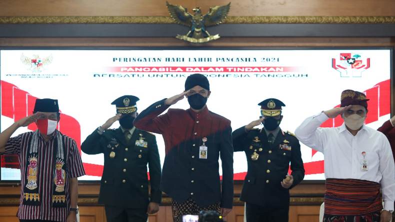 Ganjar: Membumikan Pancasila Tugas Seluruh Elemen Masyarakat