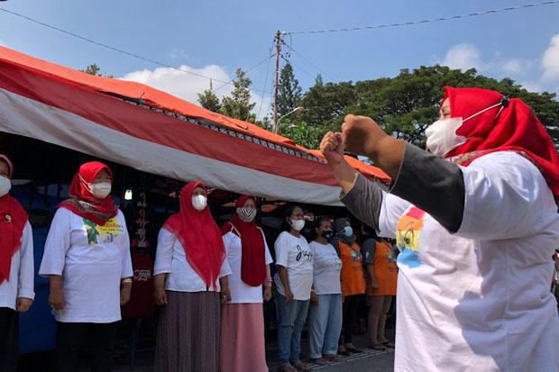 PKL Malioboro Kumadangkan Indonesia Raya dan  Garuda Pancasila pada 1 Juni