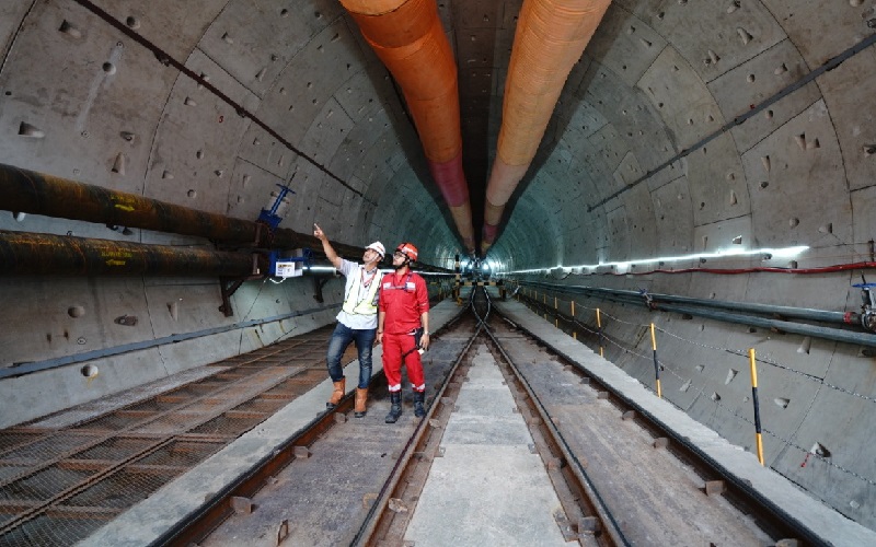 Selesaikan 8 Terowongan, Progres Kereta Cepat Jakarta-Bandung 74 Persen